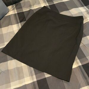 Black Worthington Skirt w/ Slip and Back Pockets - Size 10